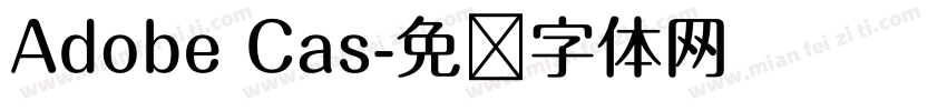 Adobe Cas字体转换